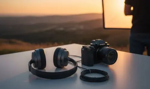 Портрет женщины с задумчивым взглядом, сидящей на стуле в студийном освещении