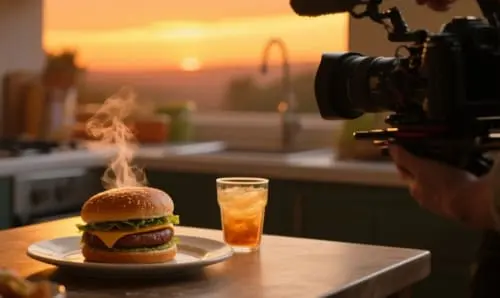 Идеальный кадр с едой — работа производства роликов, нацеленных на увеличение продаж.