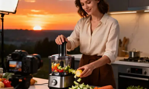 Портрет женщины с задумчивым взглядом, сидящей на стуле в студийном освещении